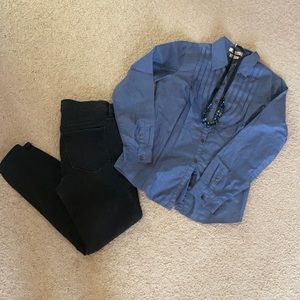 Womens button down shirt